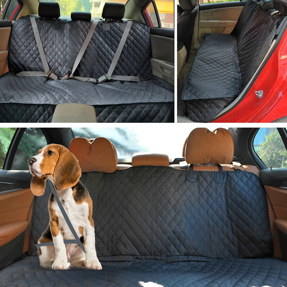 Waterproof Dog Car Seat Cover with Armrest Access — Travel Mattress & Protector