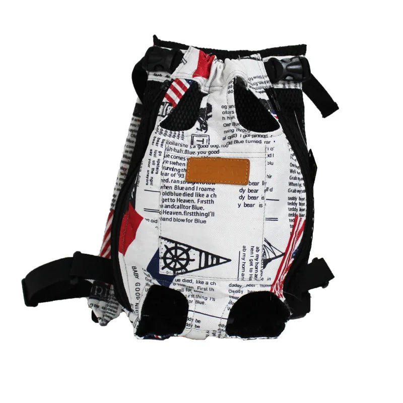 Breathable Mesh Pet Carrier Backpack for Small Dogs & Cats