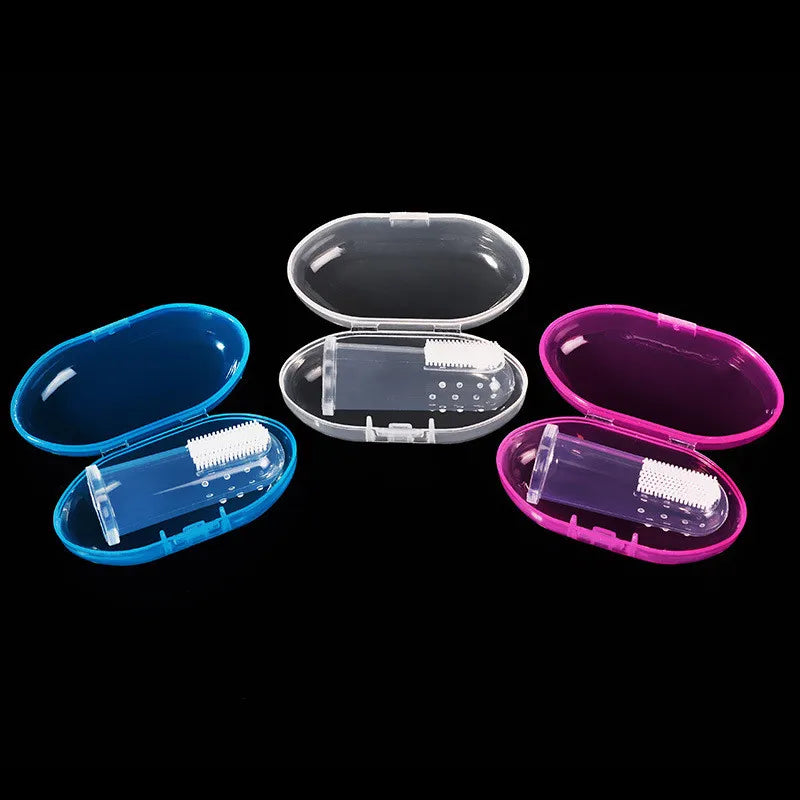 Pet Finger Toothbrush - Super Soft Silicone Dental Care Tool for Dogs and Cats