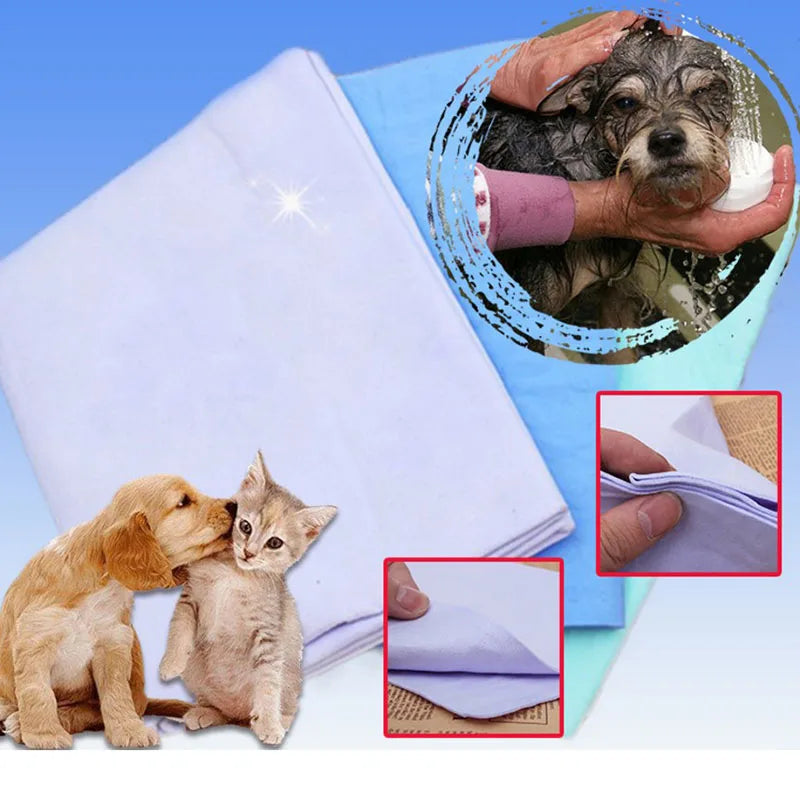 Serviette super absorbante pour animaux de compagnie