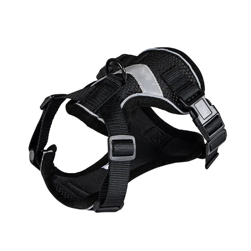 Breathable Escape-Proof Pet Harness Vest with Reflective Strips