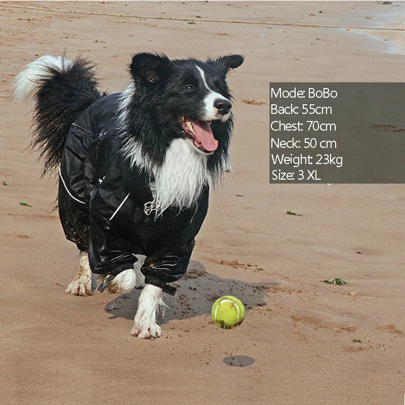 Waterproof Warm Reflective Dog Jumpsuit Coat