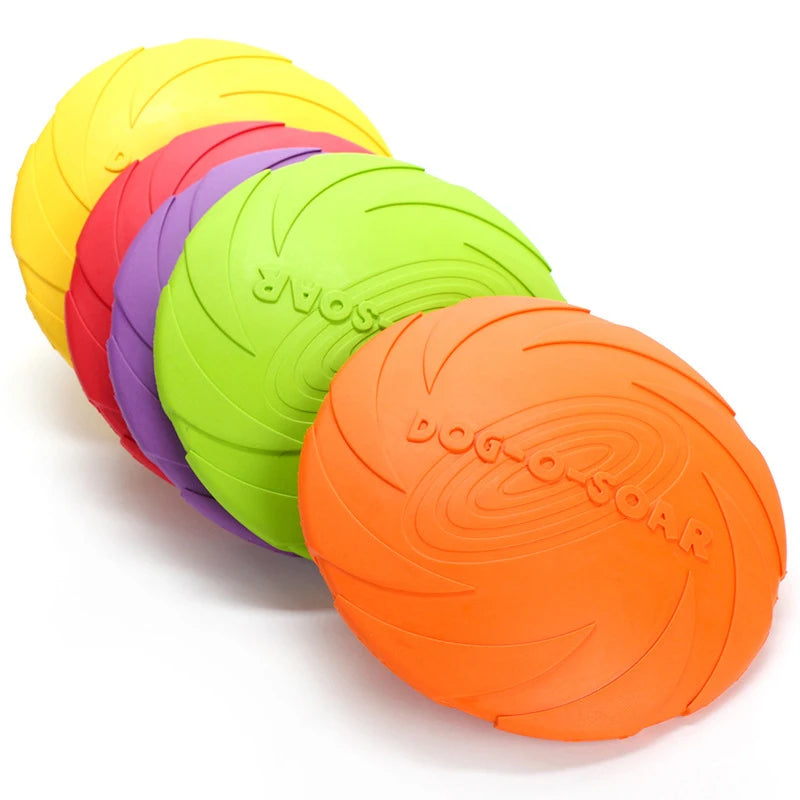 Interactive Flying Disc Ring Toy for Dogs