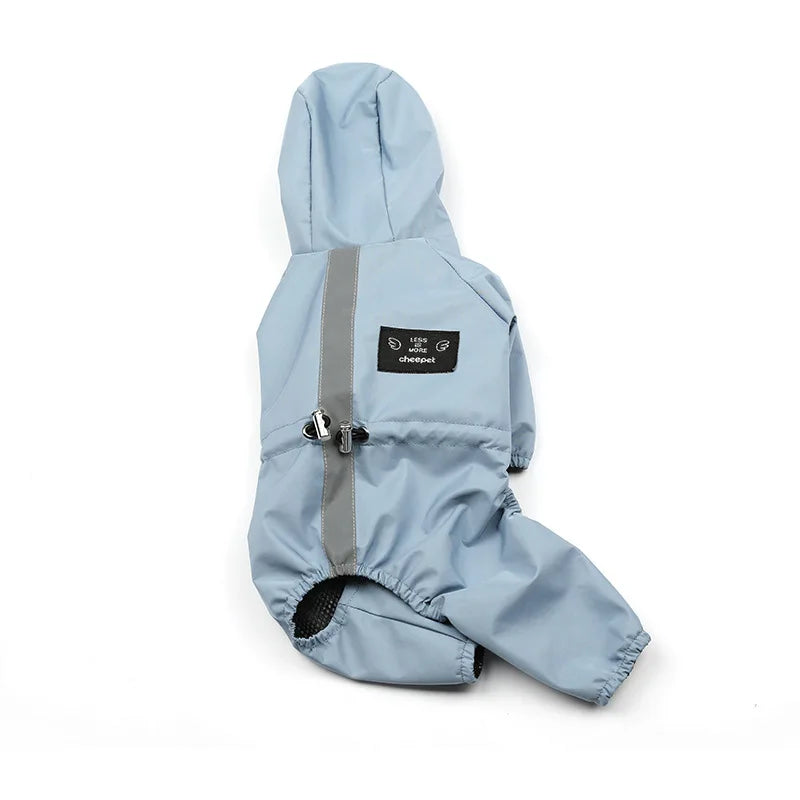 Reflective Waterproof Raincoat Jumpsuit for Dogs & Cats