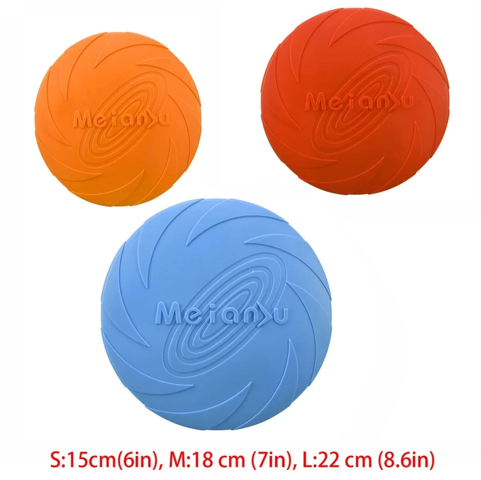 Interactive Flying Disc Ring Toy for Dogs