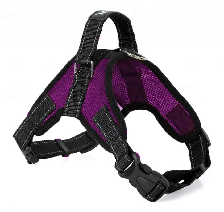 Soft Adjustable Reflective Vest Harness for Dogs