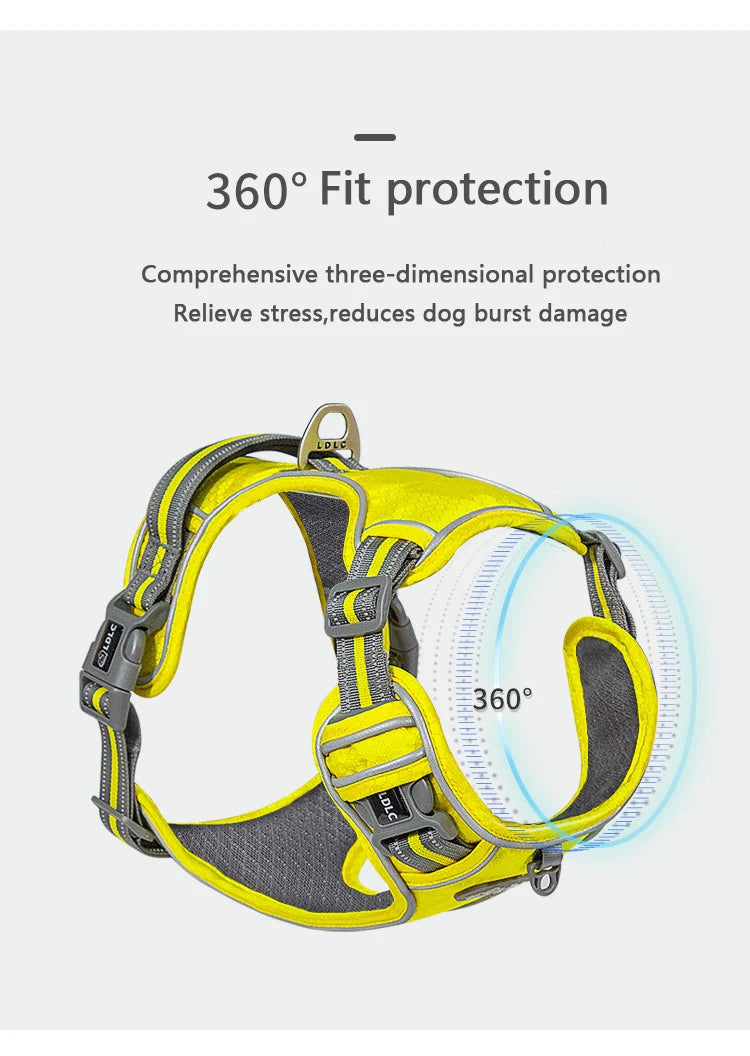 3M Reflective Padded Dog Harness Vest