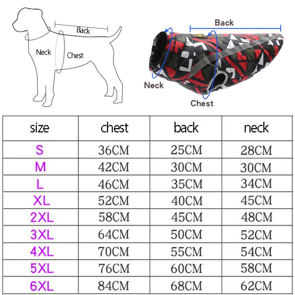 Waterproof Winter Dog Jacket & Warm Coat
