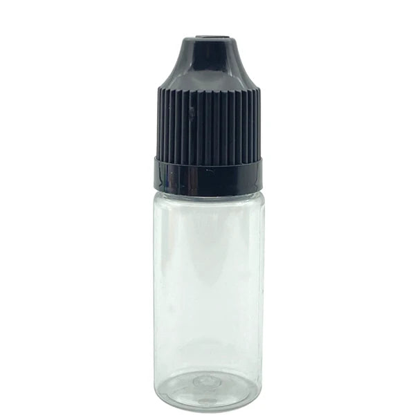 10ML Plastic Dropper Bottles - 100 Pack with Childproof Caps & Precision Tips
