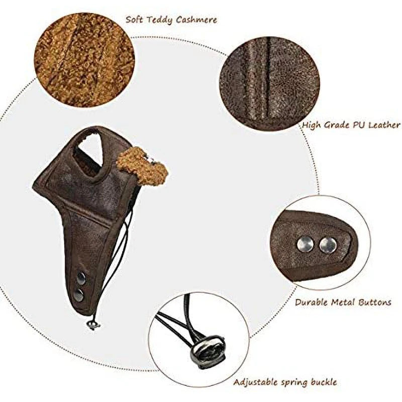 Cashmere Winter Hat for Small Dogs & Puppies