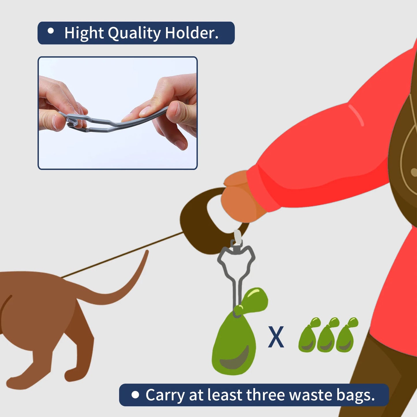 Dog Poop Bag Holder Dispenser