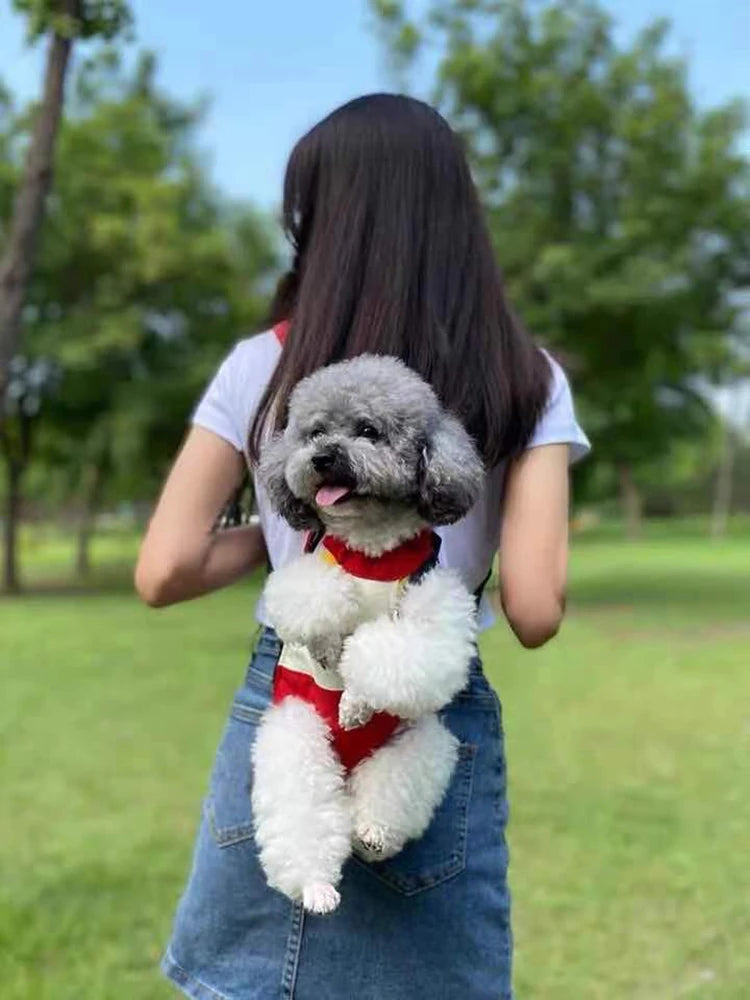 Breathable Mesh Pet Carrier Backpack for Small Dogs & Cats