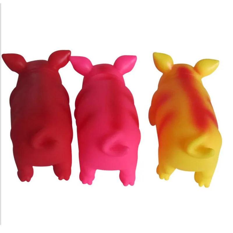 Squeaky Pig Dog Toy