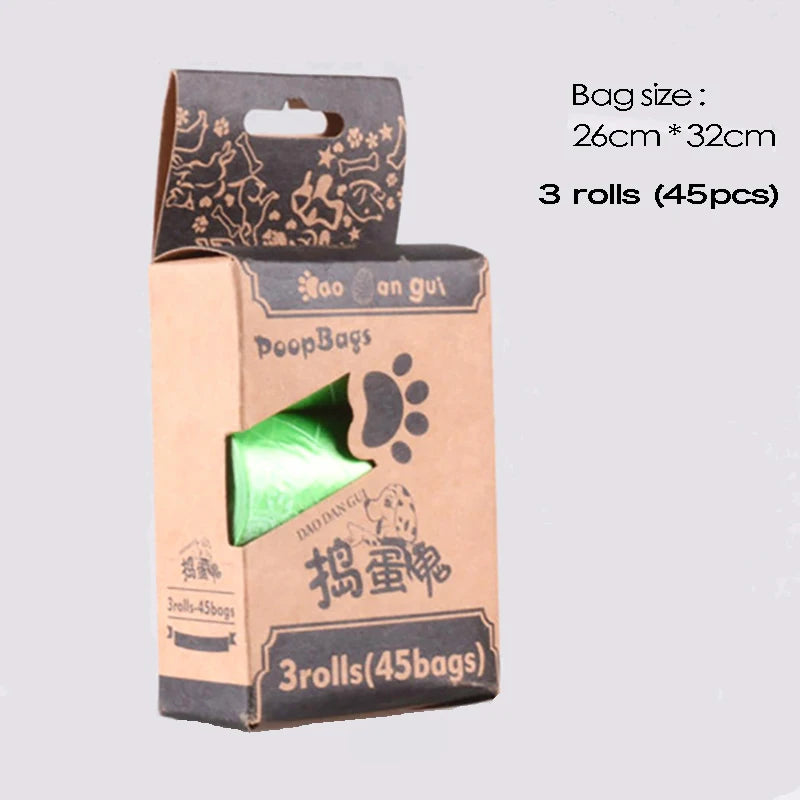 Dog Poop Bag Dispenser with LED Light & Waste Bag Holder
