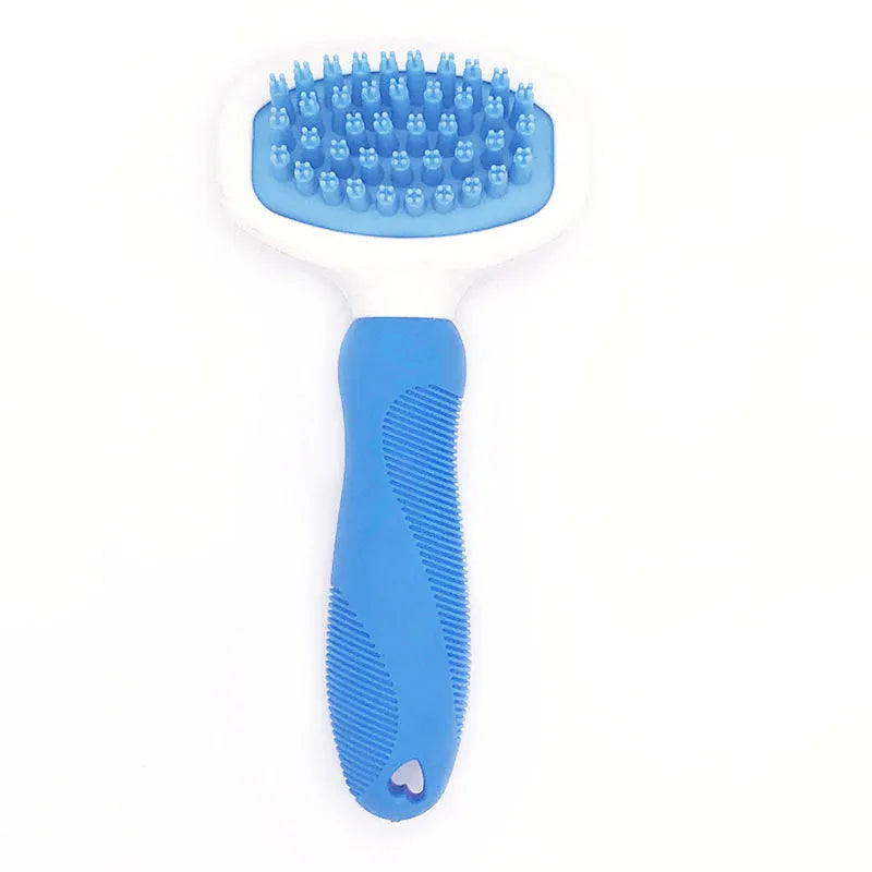 Brosse de toilettage en silicone pour animaux de compagnie