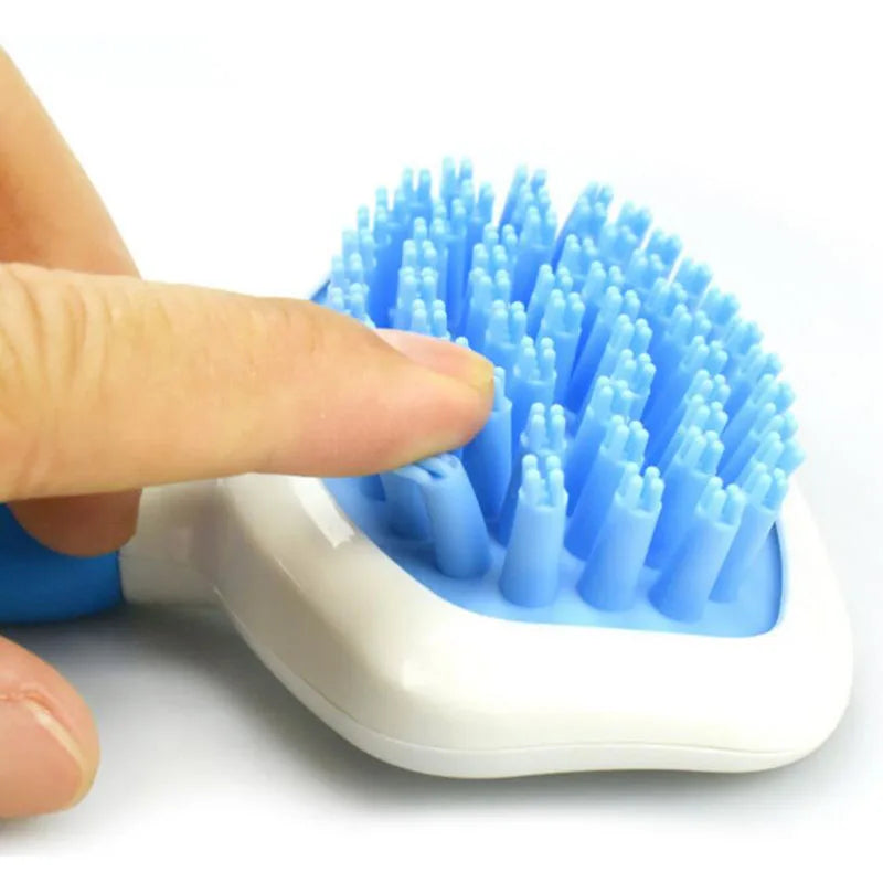 Brosse de toilettage en silicone pour animaux de compagnie
