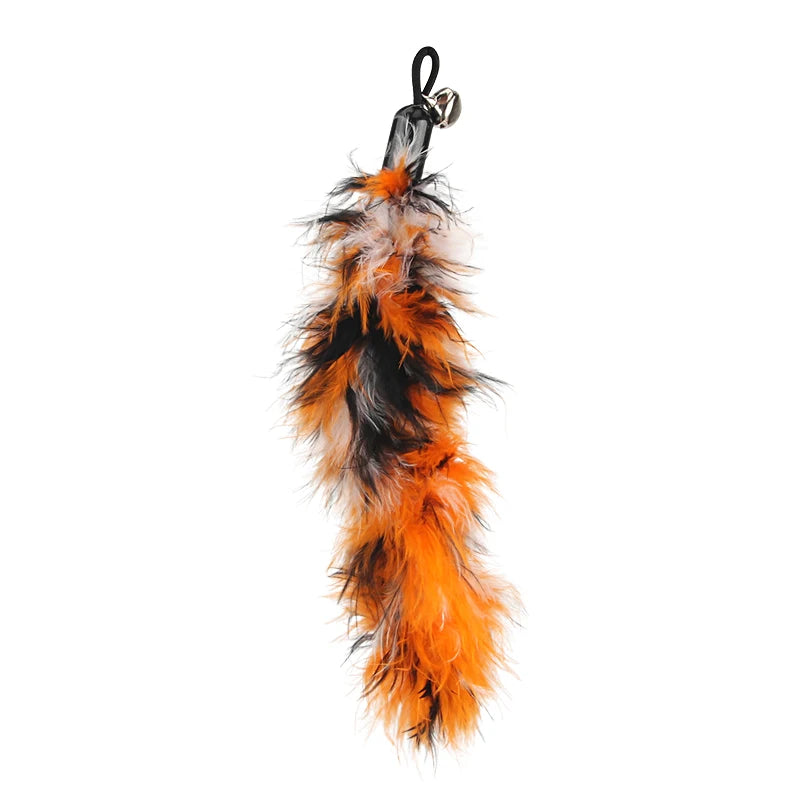 Feather Cat Teaser Stick Replacement Heads (5 Pack)