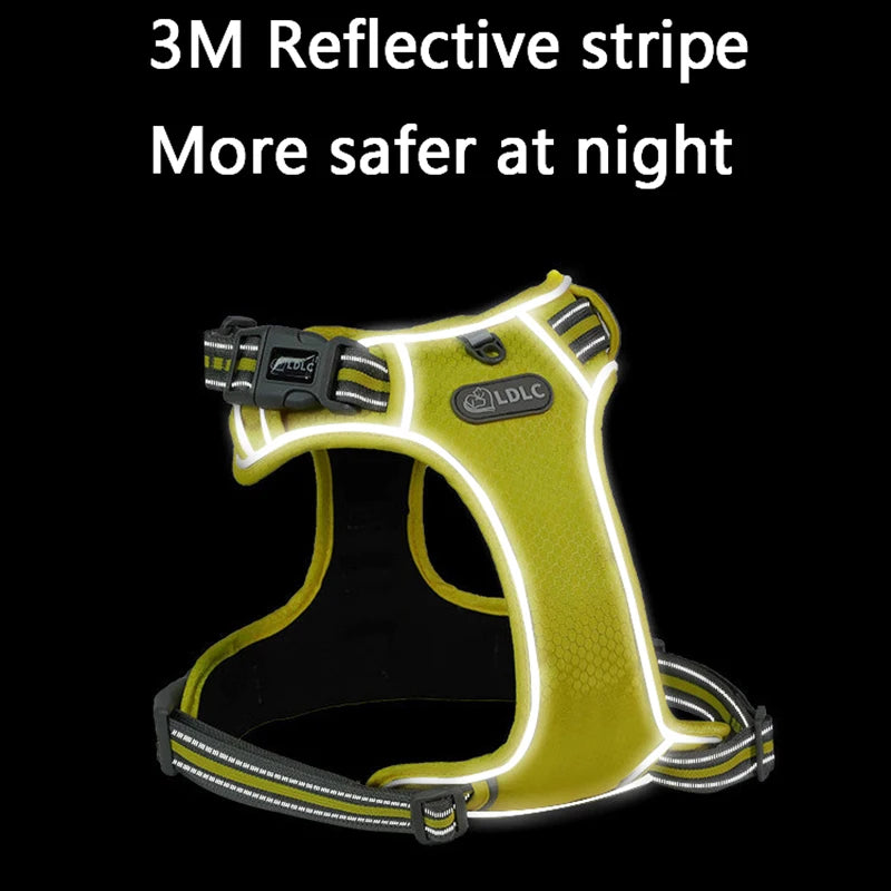 3M Reflective Padded Dog Harness Vest