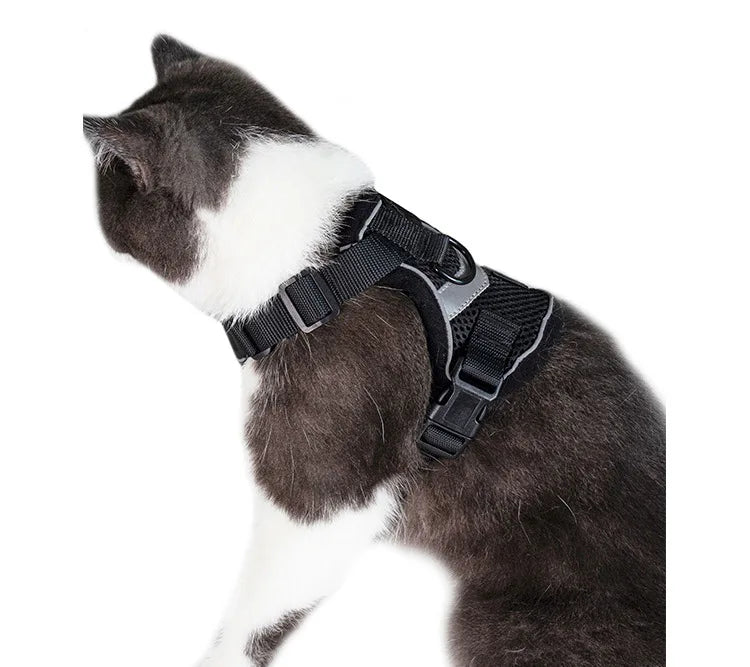 Breathable Escape-Proof Pet Harness Vest with Reflective Strips