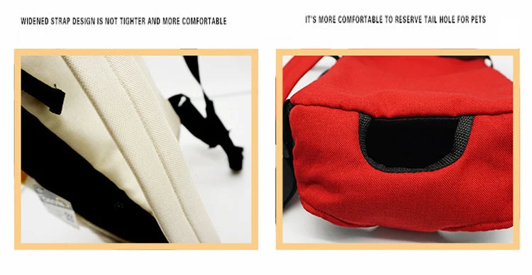 Breathable Mesh Pet Carrier Backpack for Small Dogs & Cats
