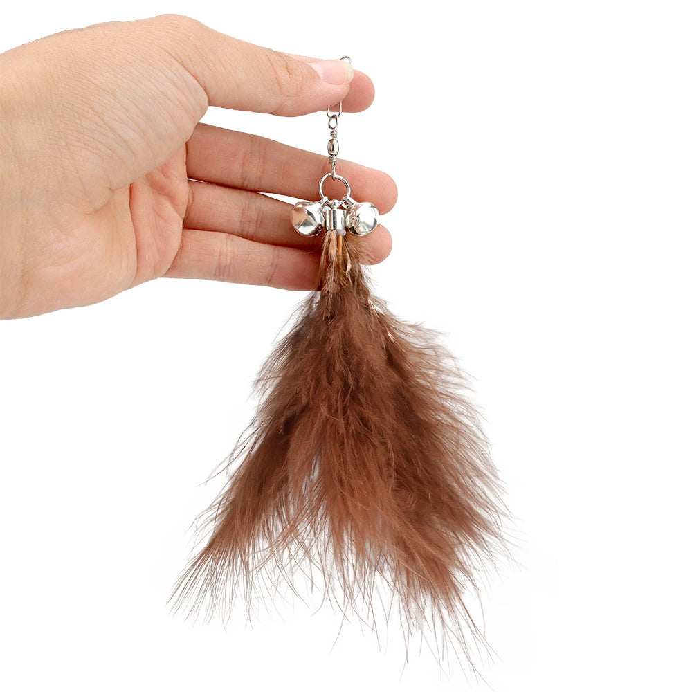 Feather Cat Teaser Toy Replacement Pack (10pcs)