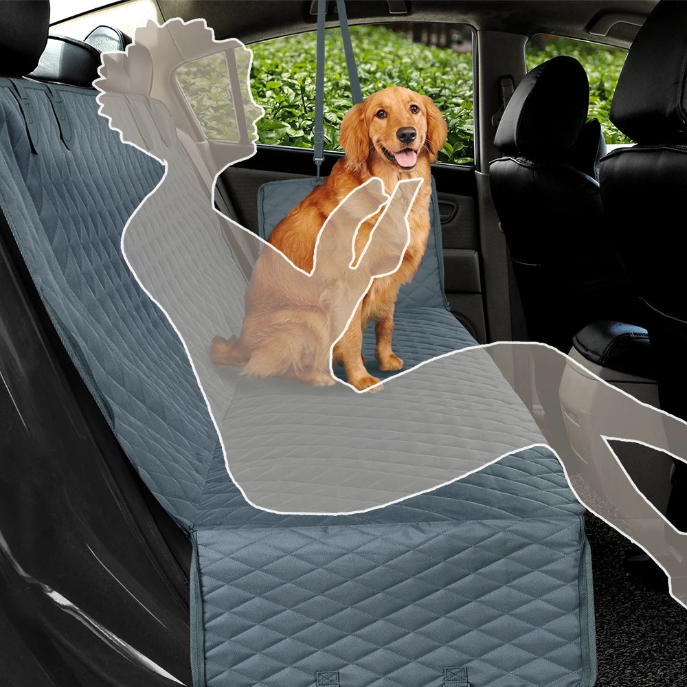 Waterproof Dog Car Seat Cover & Hammock | Rear Seat Protector