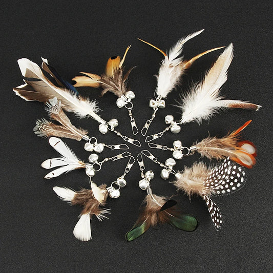 Feather Cat Teaser Toy Replacement Pack (10pcs)
