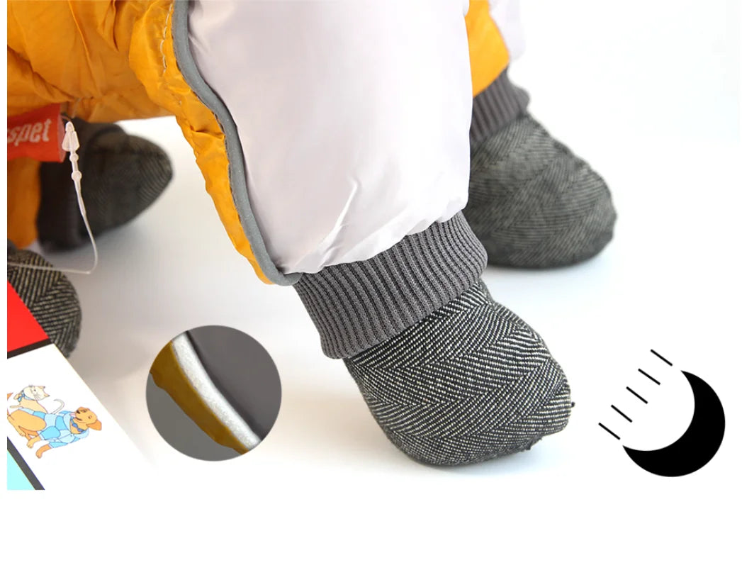 Reflective Waterproof Dog Winter Jacket - Warm Padded Coat for Small Dogs