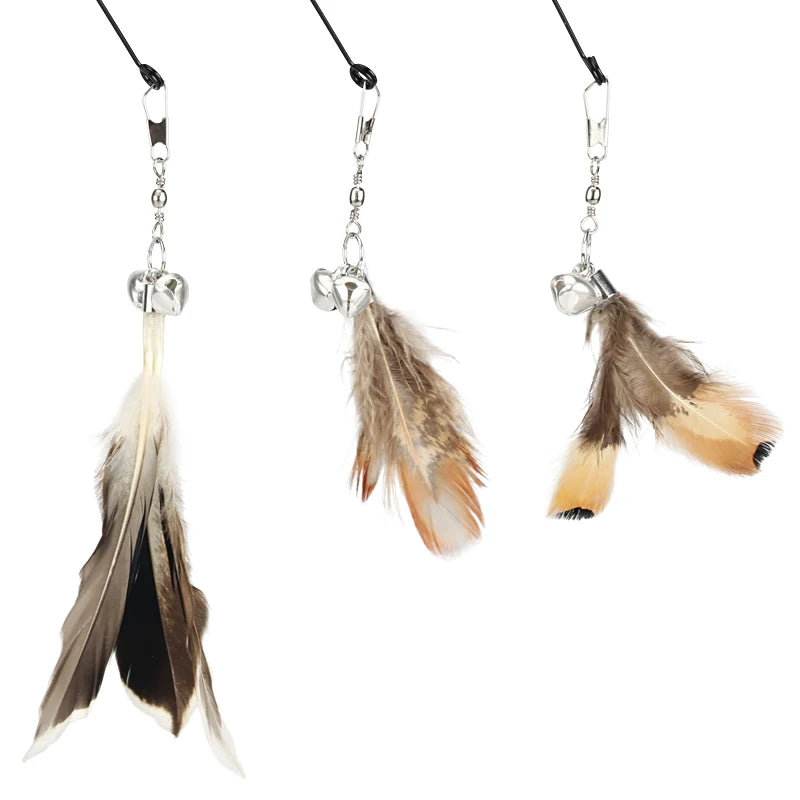 Feather Cat Teaser Toy Replacement Pack (10pcs)