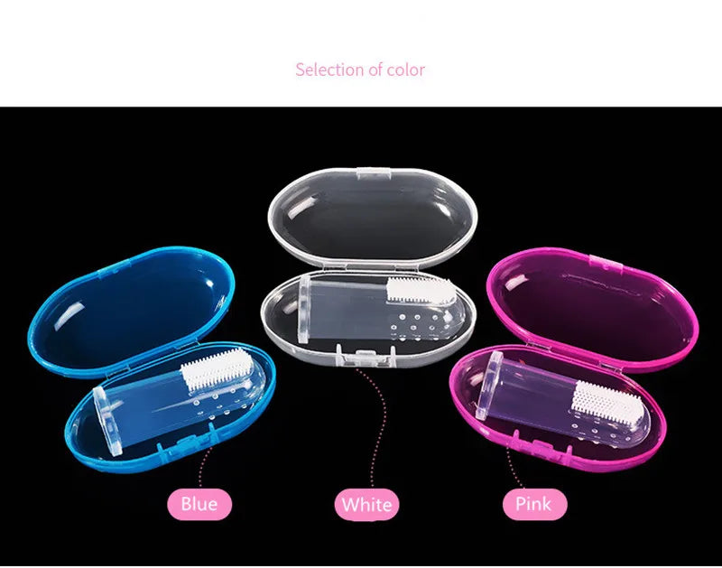 Pet Finger Toothbrush - Super Soft Silicone Dental Care Tool for Dogs and Cats