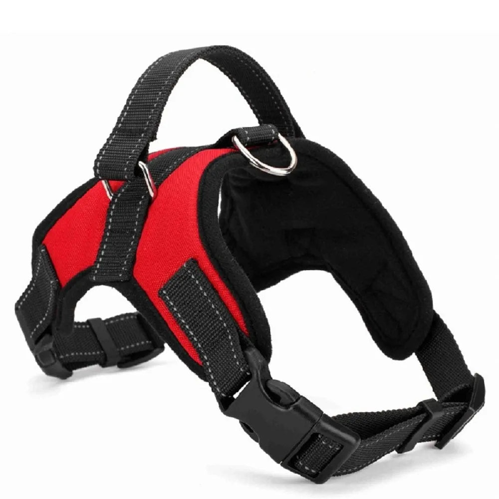 Padded Reflective Dog Harness Vest – Nylon, S to XL