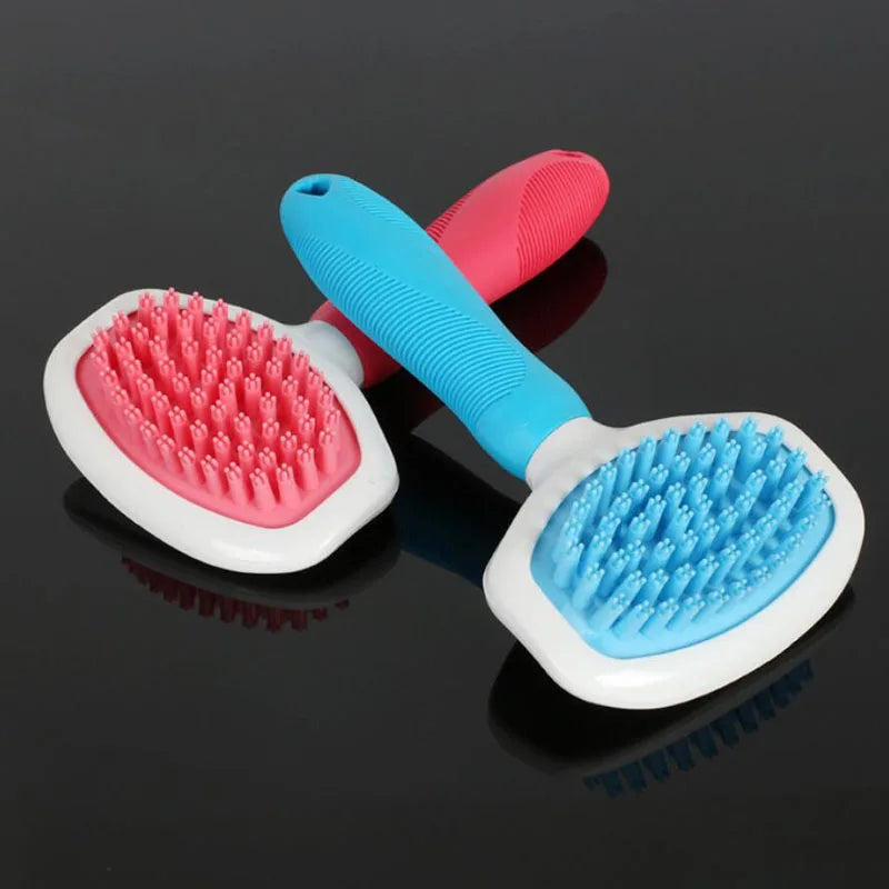 Brosse de toilettage en silicone pour animaux de compagnie