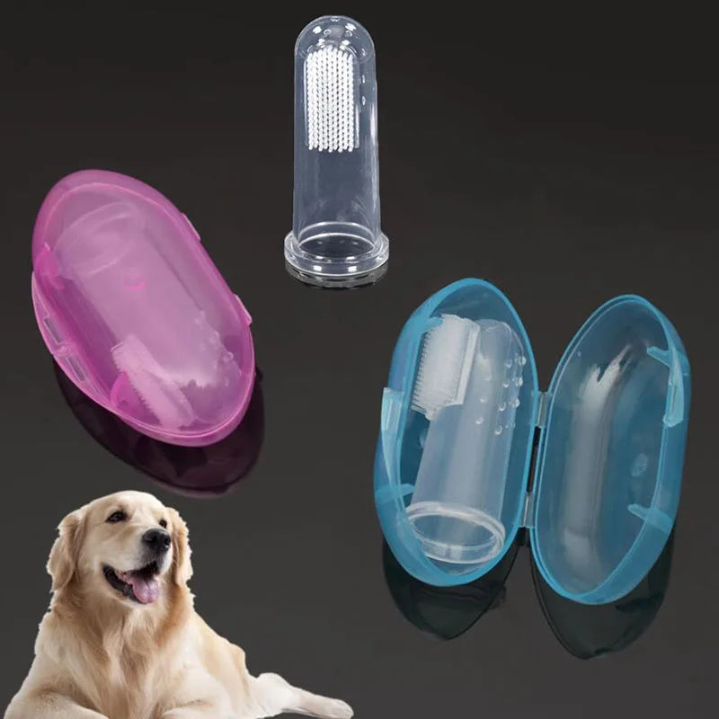 Soft Silicone Pet Finger Toothbrush