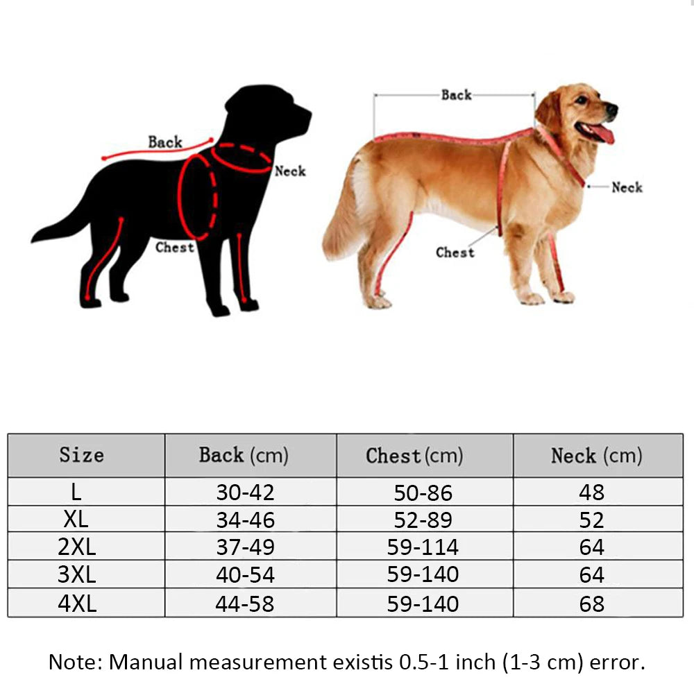 Waterproof Winter Dog Jacket – Warm Outfit for Small, Medium & Large Dogs