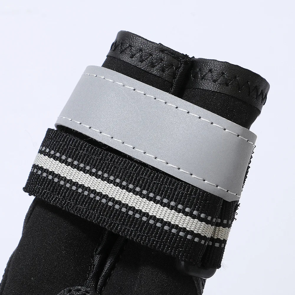 Reflective Waterproof Anti-Slip Dog Boots (Set of 4)