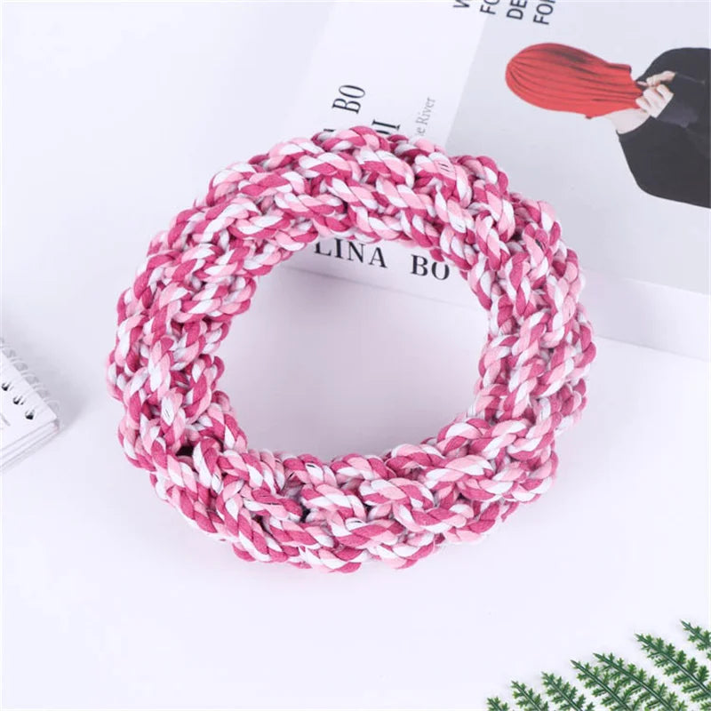 Round Rope Chew Toy for Medium & Large Dogs