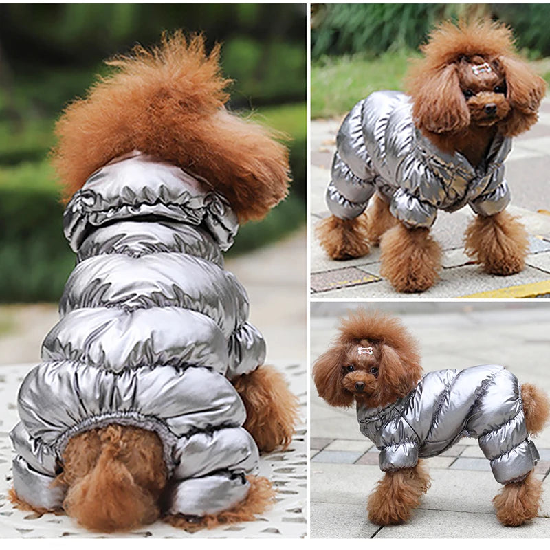 Waterproof Winter Down Jacket for Small Dogs