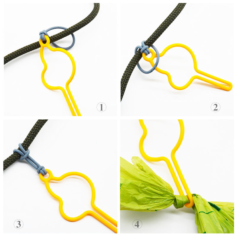 Hands-Free Leash Poop Bag Dispenser