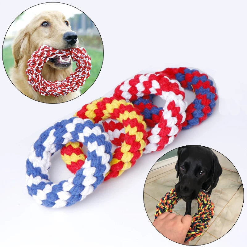 Round Rope Chew Toy for Medium & Large Dogs