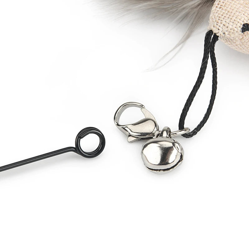 Feather Bird Cat Teaser Toy Set (2 Pack)