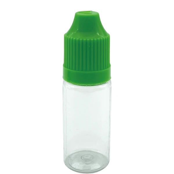 10ML Plastic Dropper Bottles - 100 Pack with Childproof Caps & Precision Tips