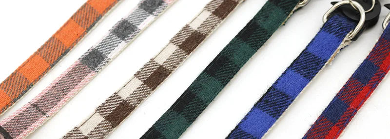 Adjustable Reflective Cat Collar with Bell and Buckle