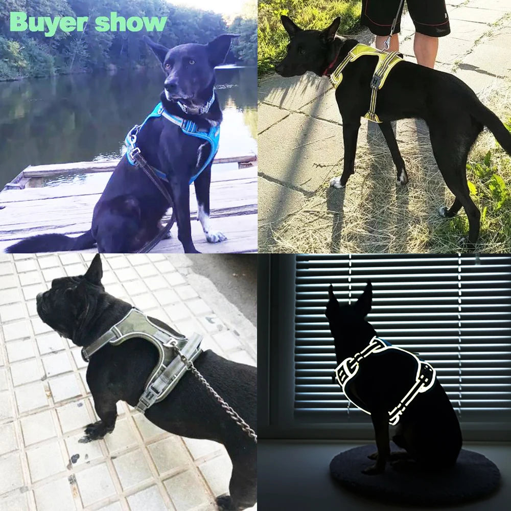 3M Reflective Padded Dog Harness Vest