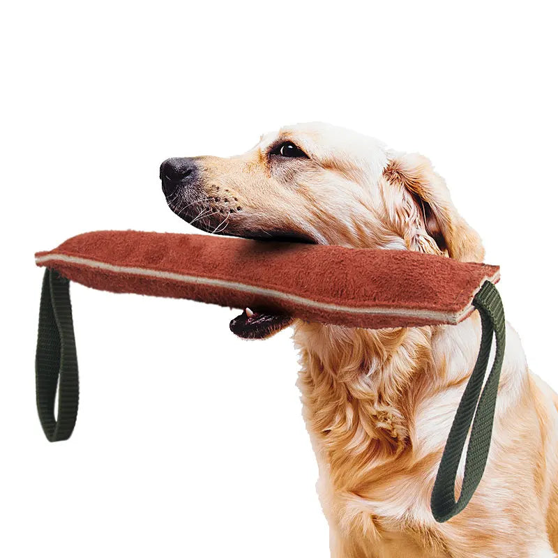 Leather Dog Training Bite & Tug Toy