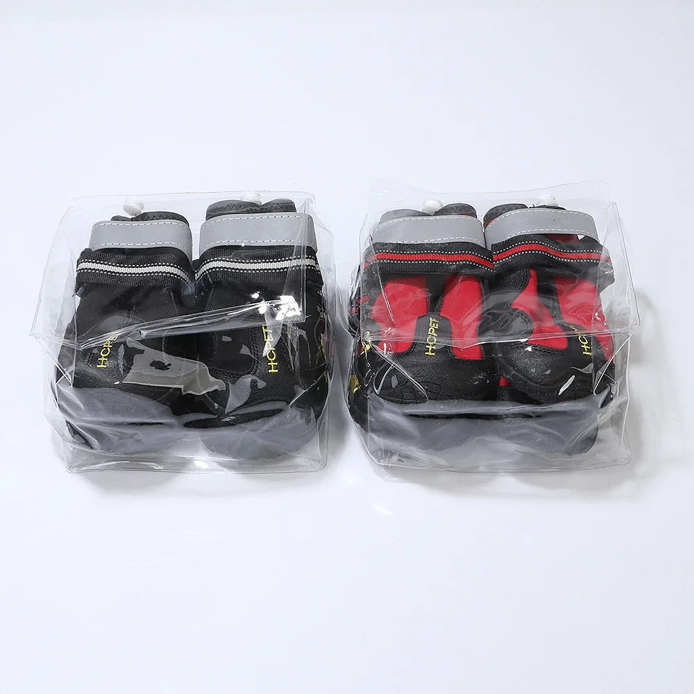 Reflective Waterproof Anti-Slip Dog Boots (Set of 4)