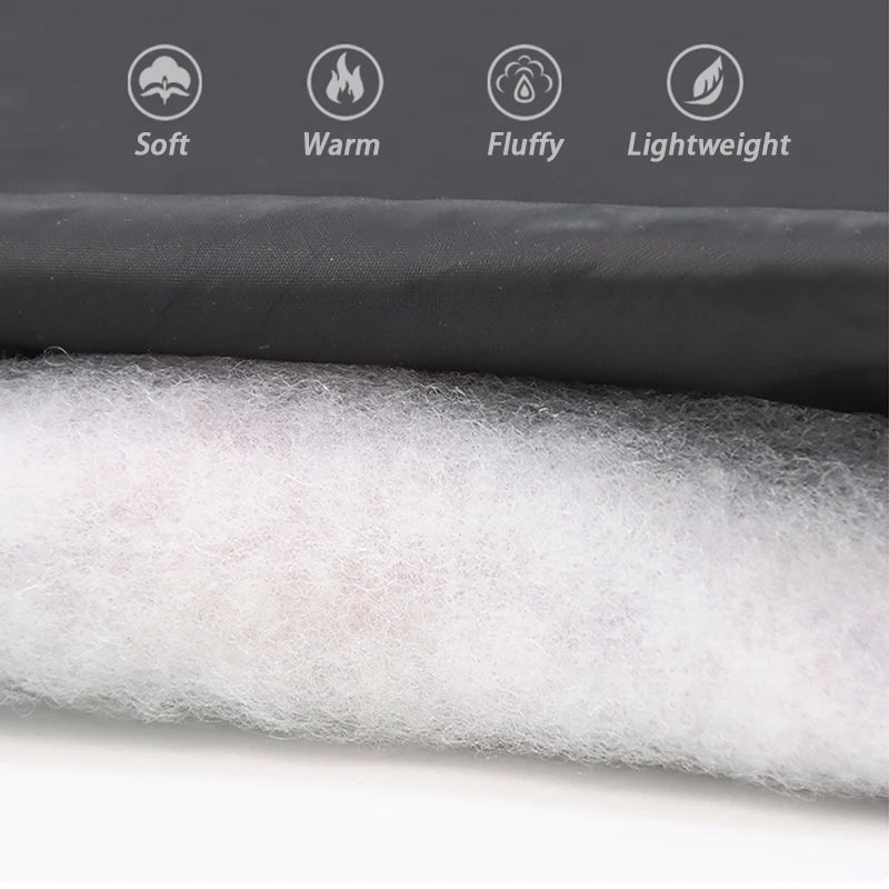 Waterproof Fleece Dog Jacket with Furry Collar & Reflective Trim