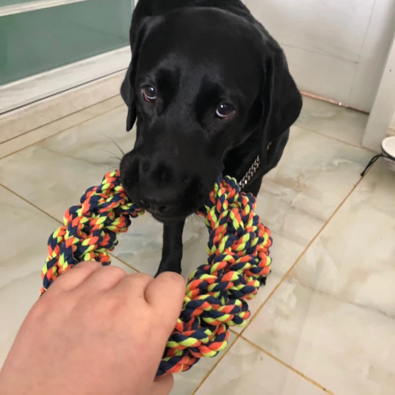 Round Rope Chew Toy for Medium & Large Dogs