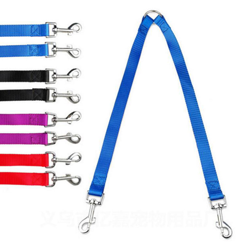 Double Dog Leash Coupler for Walking Two Dogs