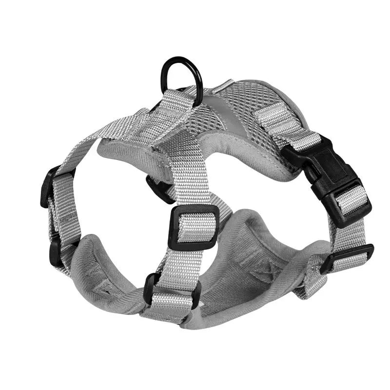 Breathable Escape-Proof Pet Harness Vest with Reflective Strips