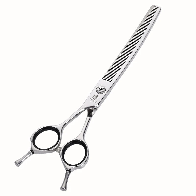 Fenice 7" Professional Left-Handed Dog Grooming Scissors – JP 440C Stainless Steel